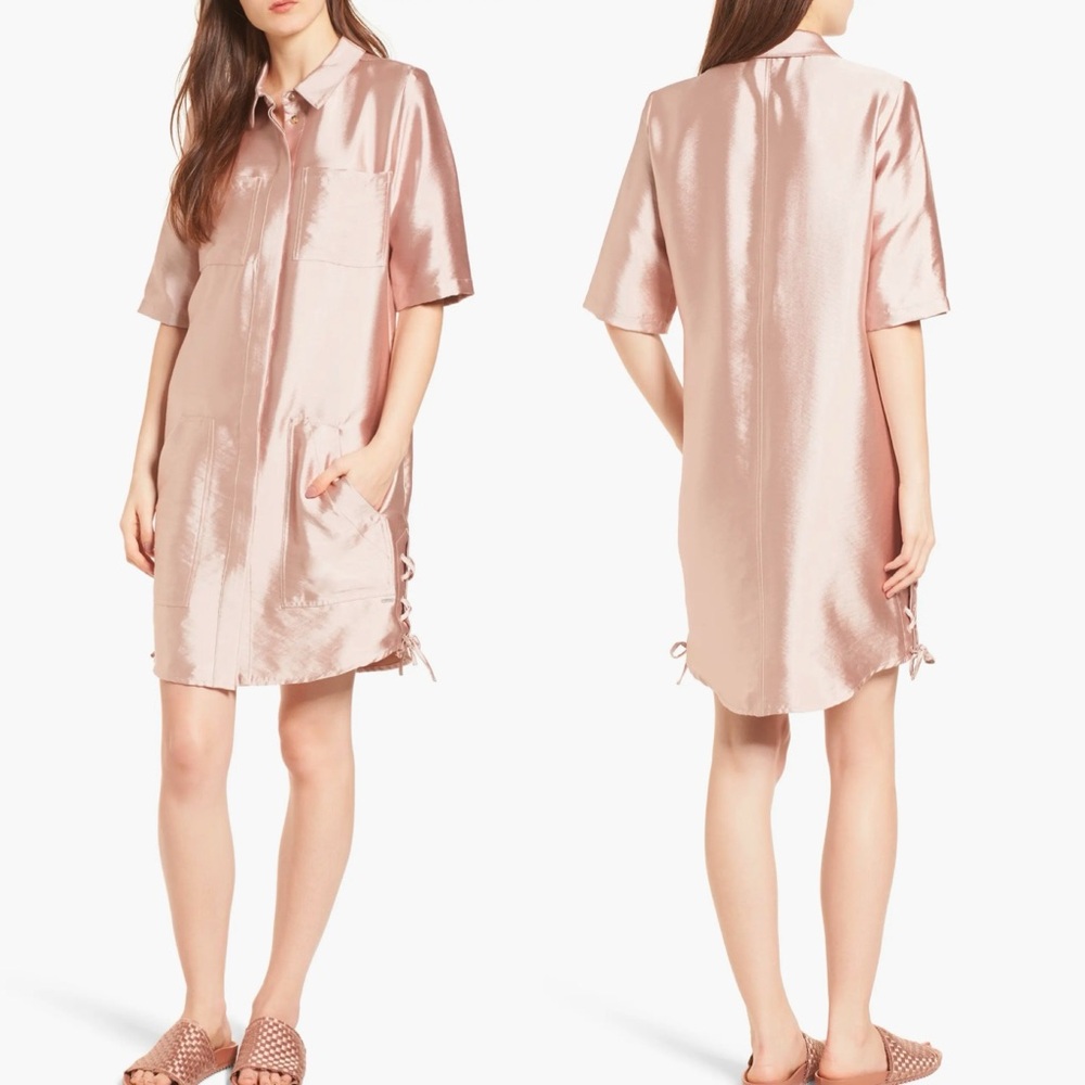 Scotch & Soda | Metallic Safari Shirtdress